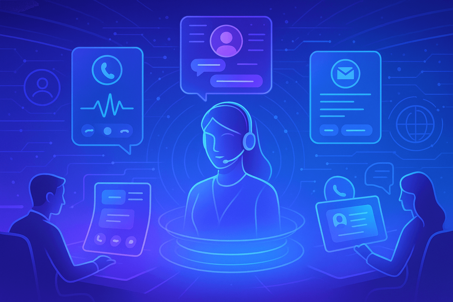 Modern contact center with omnichannel capabilities