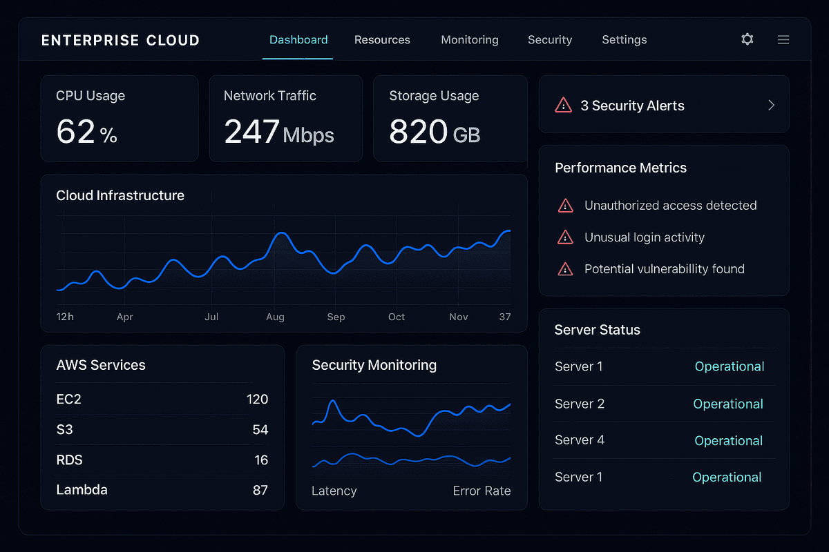 Secure Cloud Networks Dashboard